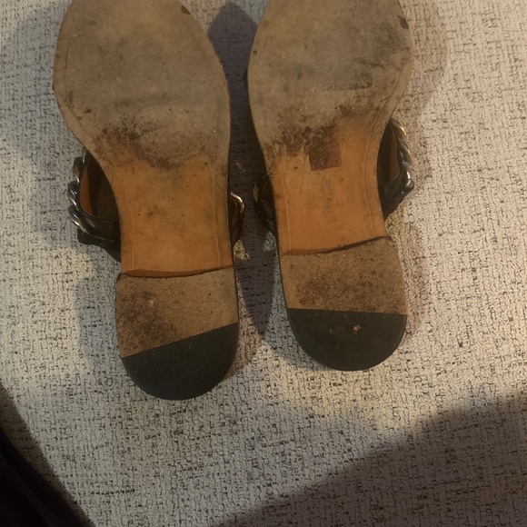 Givenchy Black and Silver Chain Sandals - Picture 3 of 4